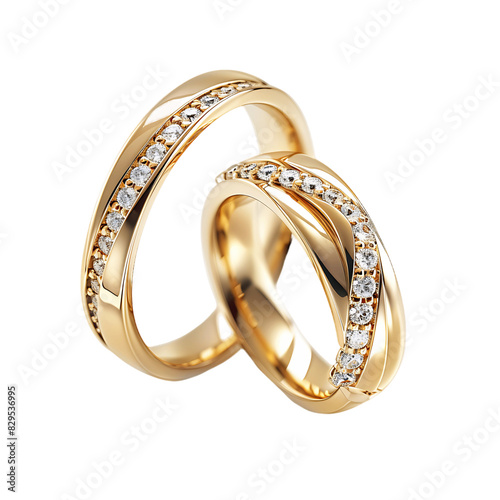 Promise of Forever Golden Wedding Ring Cutouts