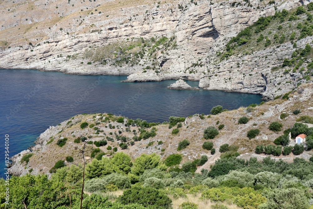 Ieranto - Baia Grande dal sentiero