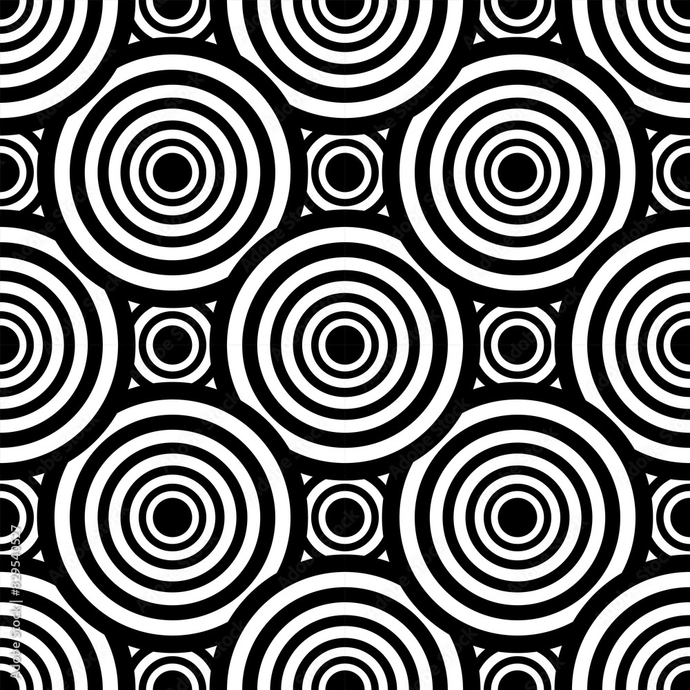 Black circle seamless pattern background Black circle seamless pattern background