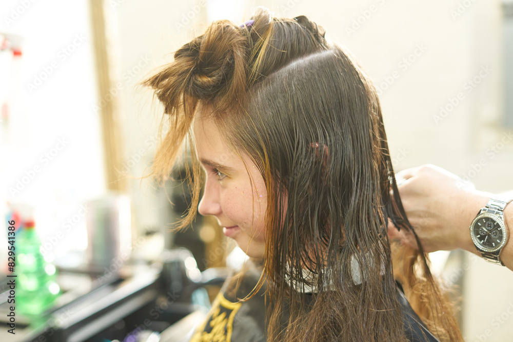 Fototapeta premium hairdresser