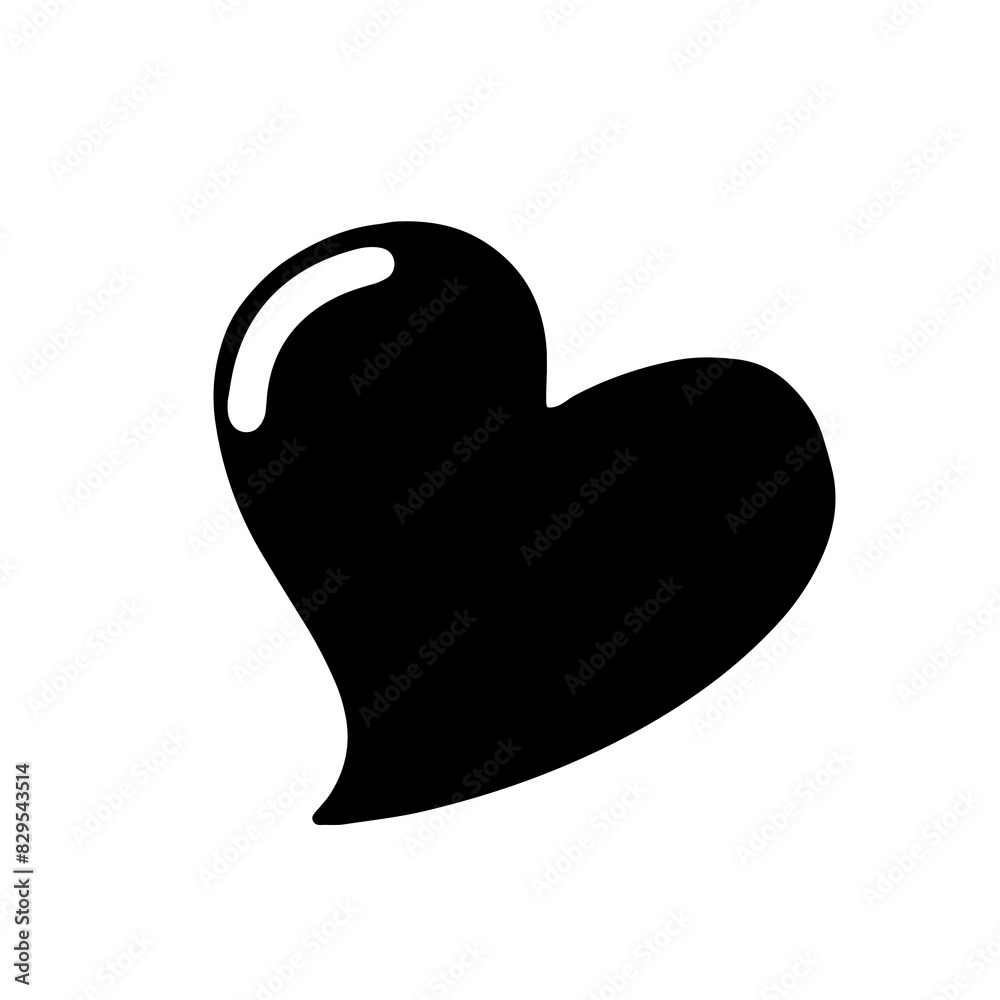 Heart Silhouettes for Valentine's Day Heart Silhouettes for Valentine's Day
