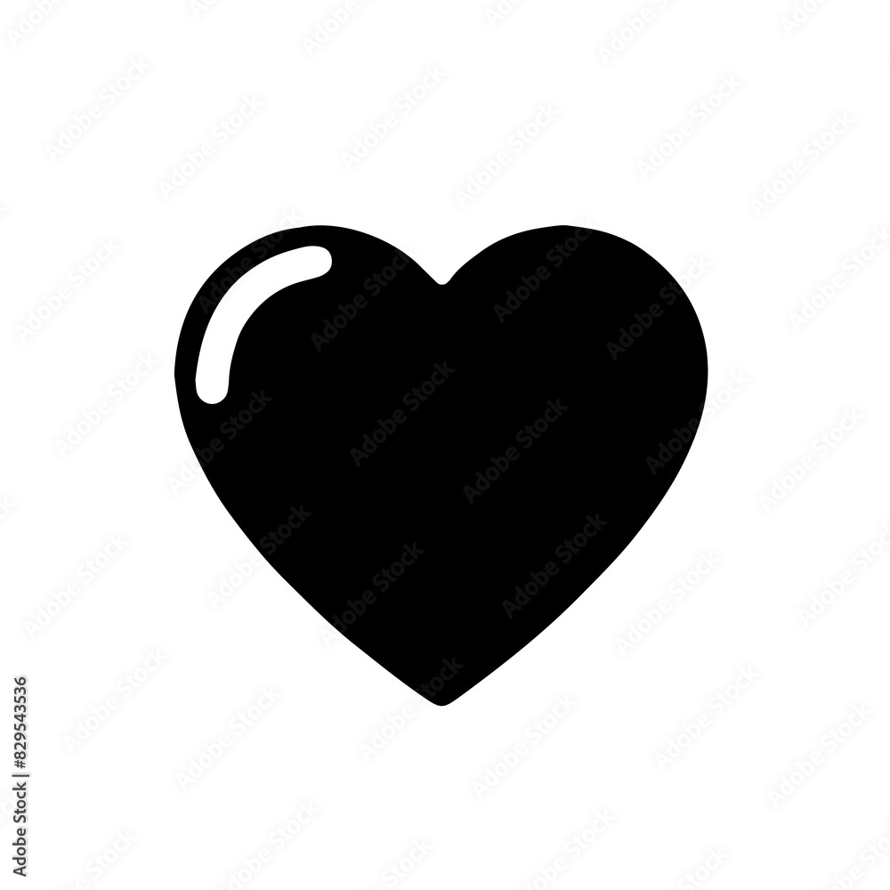 Heart Silhouettes for Valentine's Day Heart Silhouettes for Valentine's Day