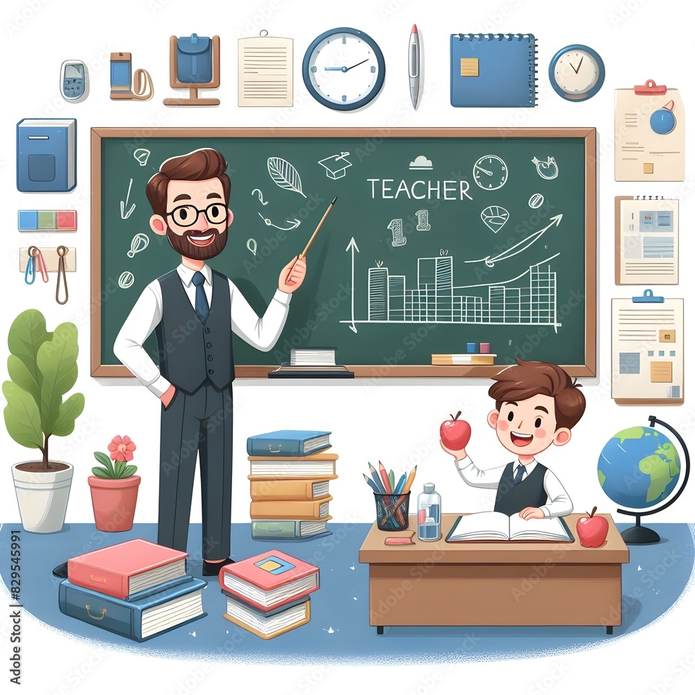 teacher and students teacher and students