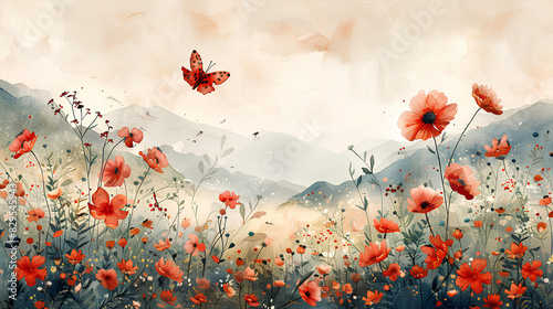 flora and fauna background