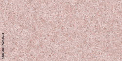 Soft pastel pink felted wool carpet made from tangled sheep hair as a seamless pattern. Cozy felt rug. Abstract vector bg with hairball texture.