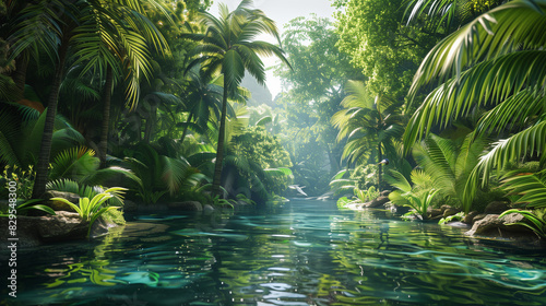 tropical jungle