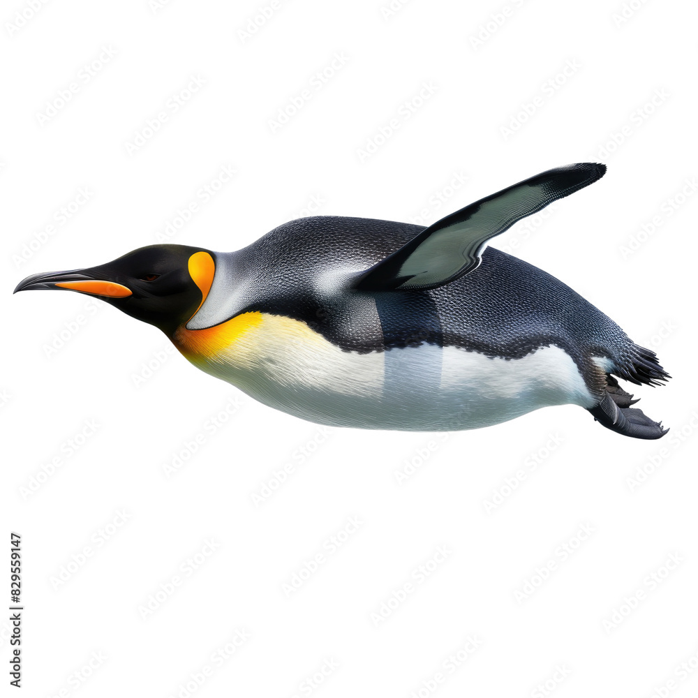 Naklejka premium penguin isolated on white
