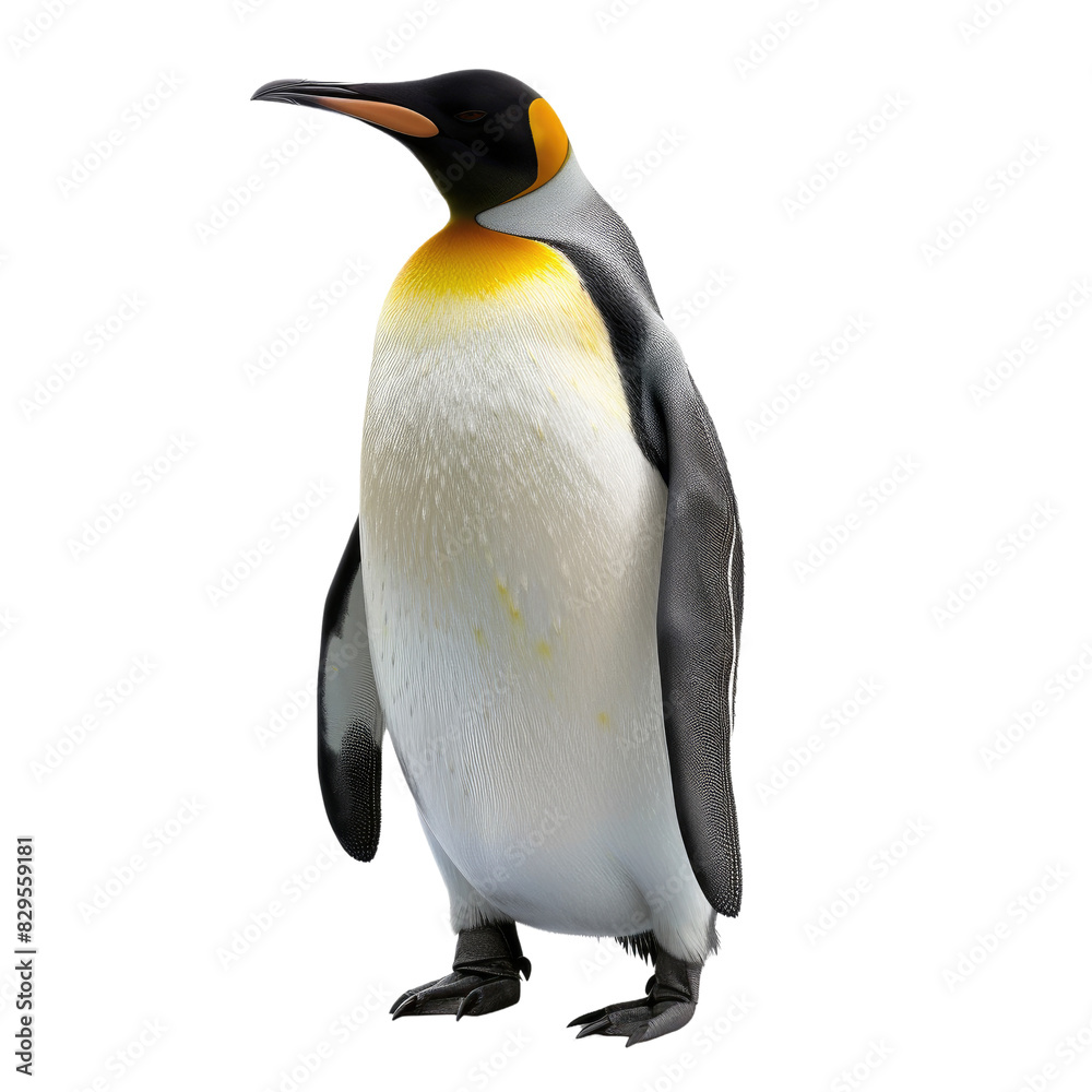 Naklejka premium penguin isolated on white background