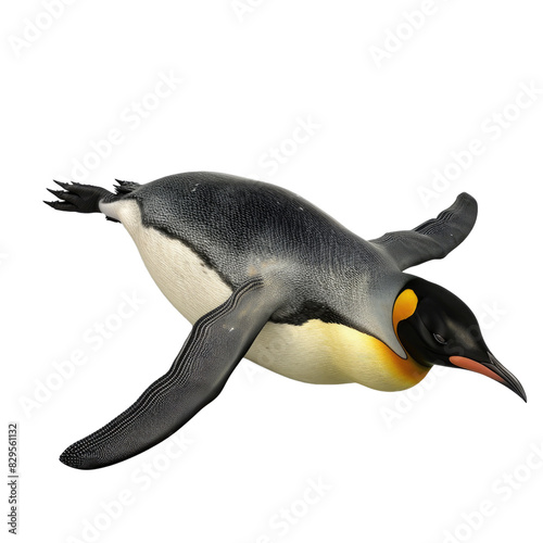 penguin isolated on white