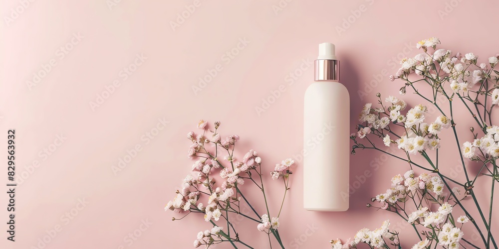 cosmetology, face care product, minimalism, photo of stock, place of the text pink, blue, green color, mockup template cosmetology, face care product, minimalism, photo of stock, place of the text pink, blue, green color, mockup template