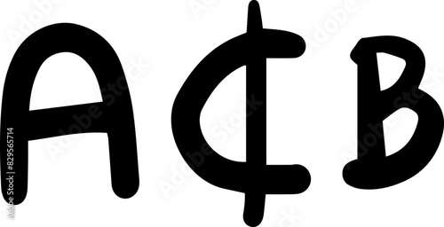 math set theory symbols handwritten