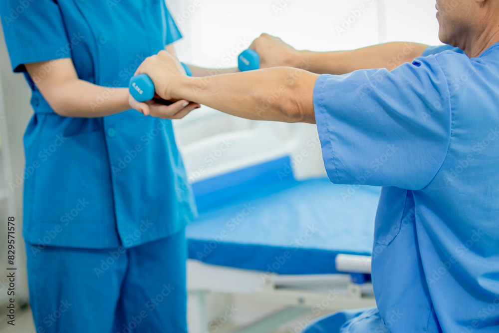 Physical therapy is the care and treatment of muscles. that cannot work fully Physical therapy is the care and treatment of muscles. that cannot work fully