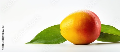 Apple mango the pinnacle tropical fruit to savor in summer stands out with rich flavor and pleasing sweetness in a copy space image