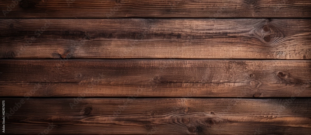Naklejka premium rustic wood texture background old dark wooden wall surfage background for design. Copy space image. Place for adding text and design