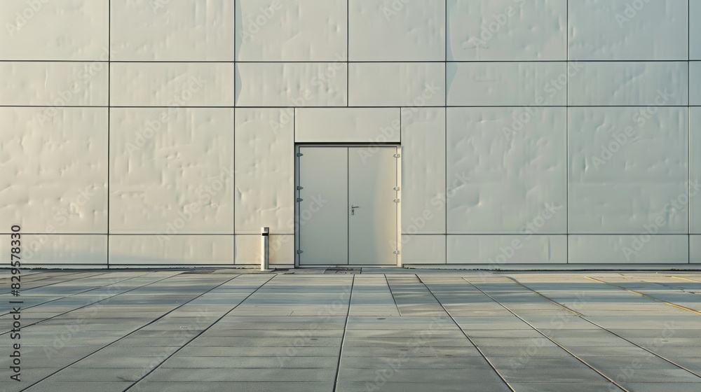 A minimalist architectural composition with clean lines and stark contrasts A minimalist architectural composition with clean lines and stark contrasts
