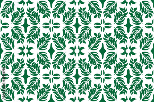 seamless pattern with leaves © Nou