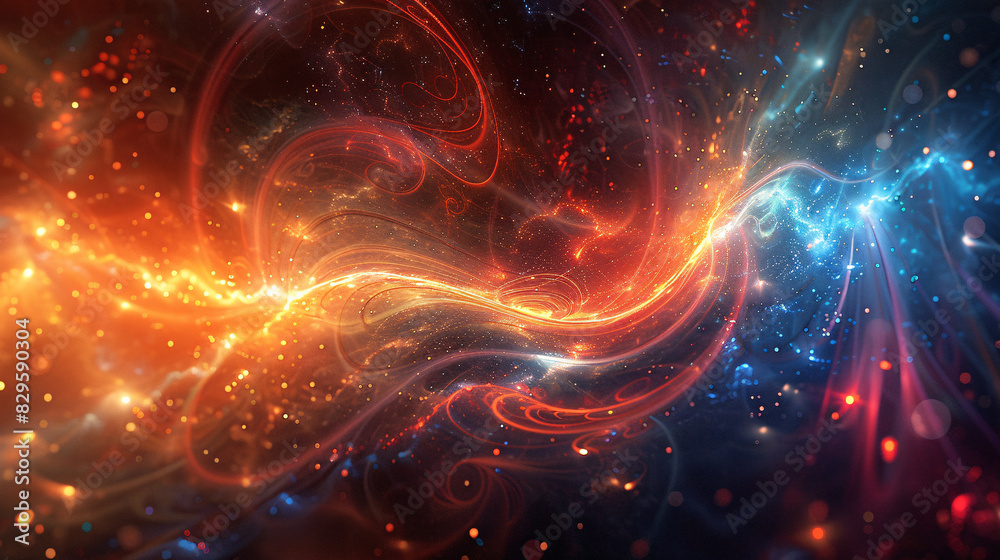 Dive into the realm of theoretical physics, visually depicting abstract concepts like string theory and parallel universes through a mesmerizing blend of digital art and scientific diagrams. Dive into the realm of theoretical physics, visually depicting abstract concepts like string theory and parallel universes through a mesmerizing blend of digital art and scientific diagrams.