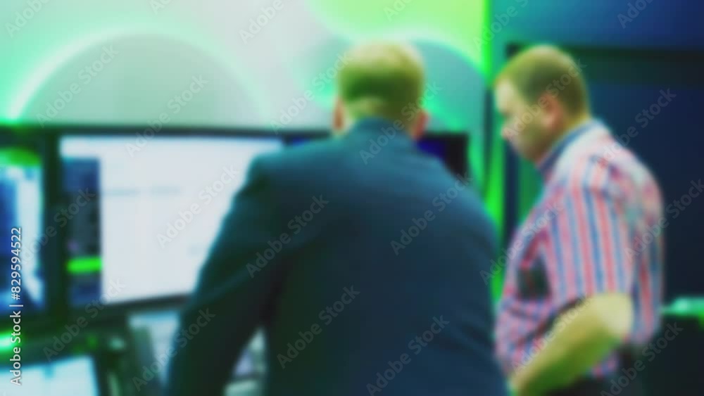 Business people communicate at a meeting. Blurred defocused video on business topics. Close-up. Business people communicate at a meeting. Blurred defocused video on business topics. Close-up.