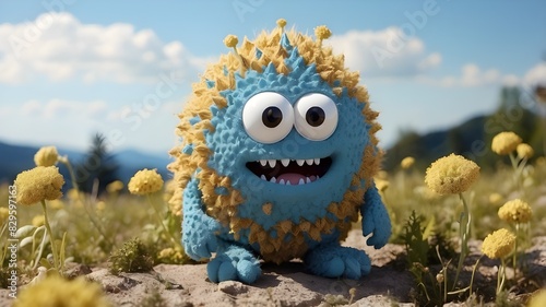 The pollen monster is an abomination for allergy sufferers photo