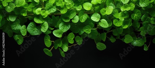 Anredera cordifolia is a stunning plant perfect for use as a background or wallpaper with a copy space image photo