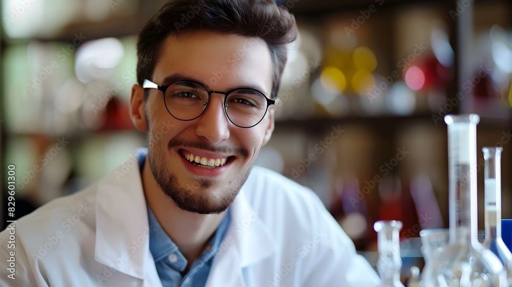 Young Physicists Joyful in a Vibrant Science Lab Young Physicists Joyful in a Vibrant Science Lab