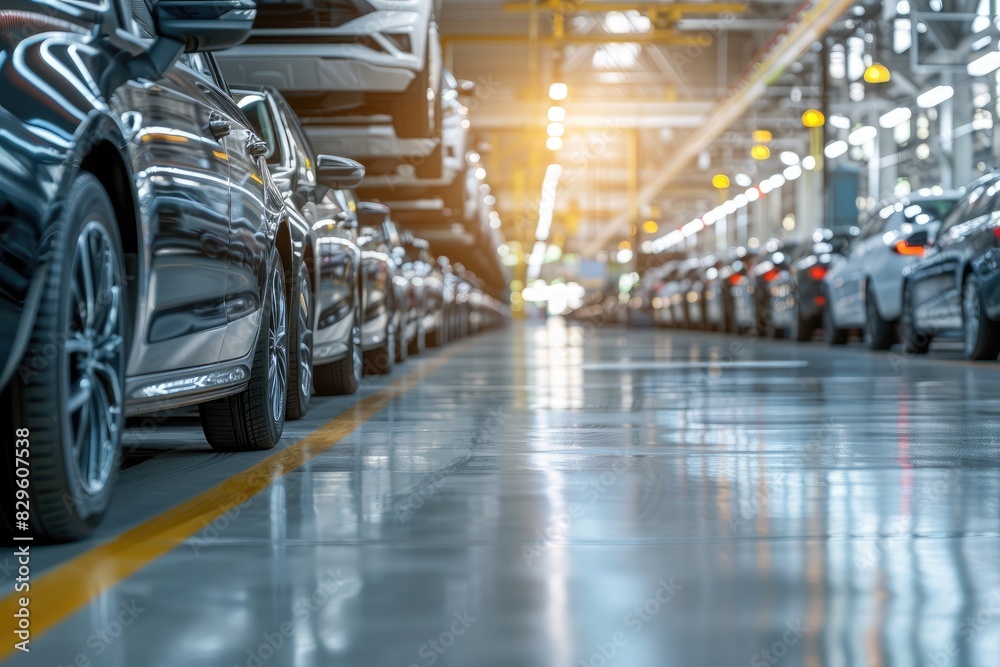 Car repair service center inside a car repair shop Car repair service center inside a car repair shop