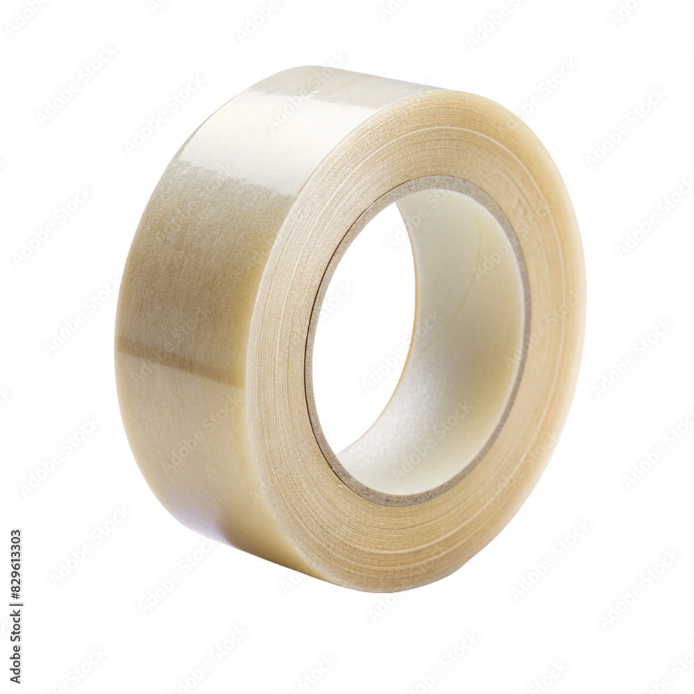 A roll of sticky tape isolated on white A roll of sticky tape isolated on white