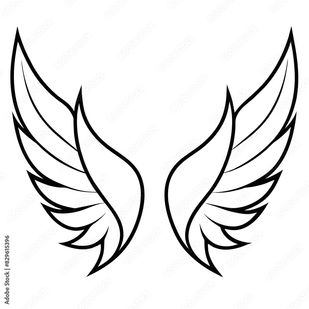 vector of laurel wreath with wings vector of laurel wreath with wings