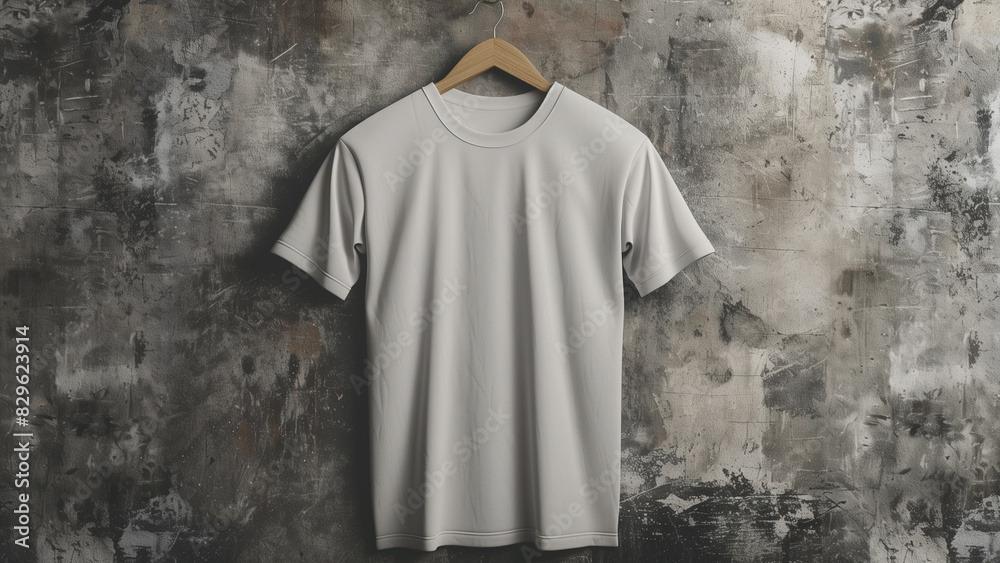 Studio-Lit Gray T-Shirt: A Canvas for Print Design Studio-Lit Gray T-Shirt: A Canvas for Print Design