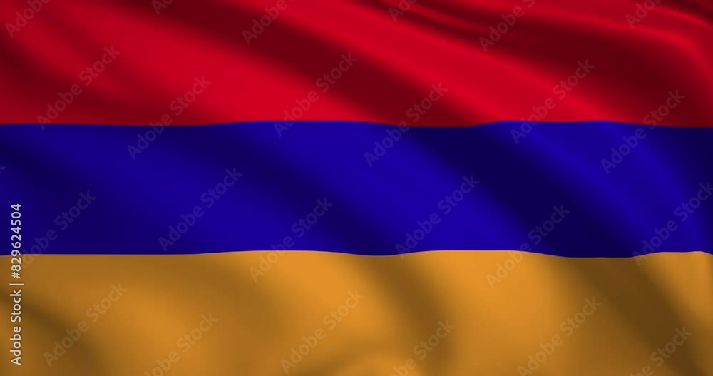 Armenian flag. Armenian flag background. 4k 60FPS Armenian flag. Armenian flag background. 4k 60FPS