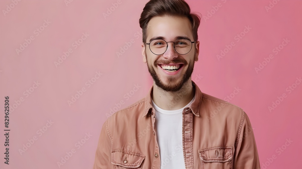 Fototapeta premium Vibrant Career Inspiring Young Copywriter Excelling in Colorful Workspace
