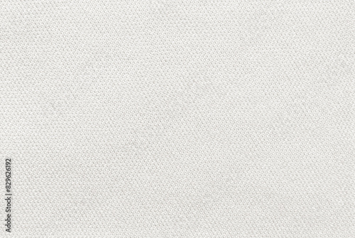 Light beige boucle cotton fabric texture as background photo