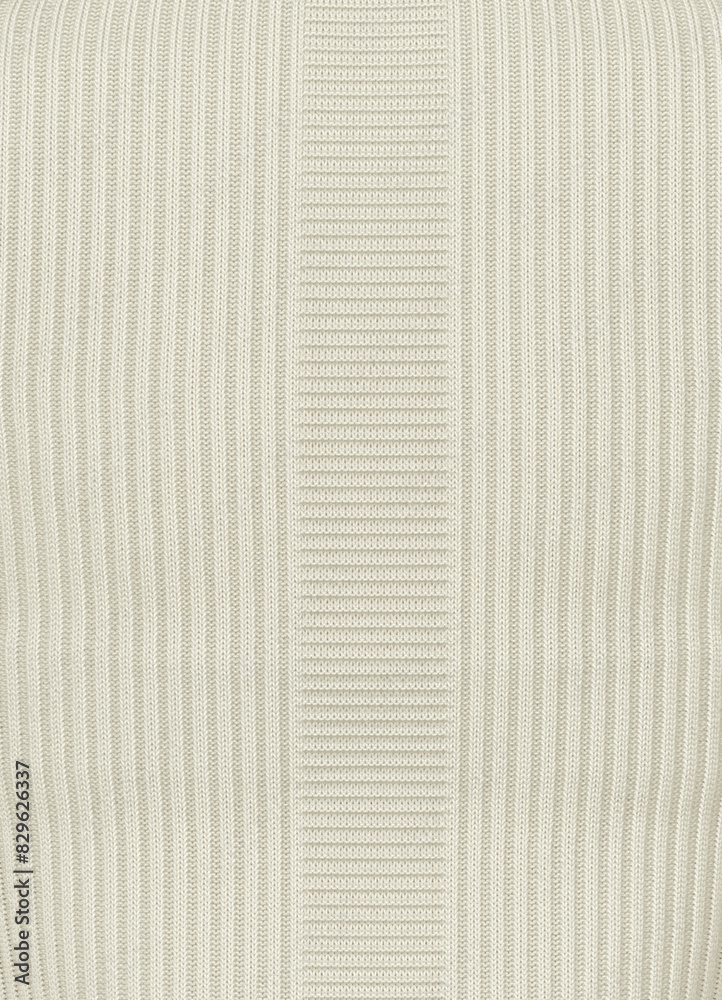 Fototapeta premium Striped fabric with vertical lines in a light beige color showcasing a subtle, elegant pattern for various design applications