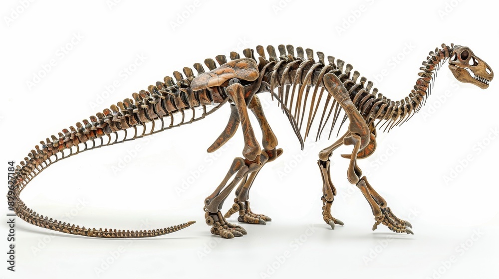 Majestic Diplodocus Dinosaur with Detailed Features on White Background Majestic Diplodocus Dinosaur with Detailed Features on White Background