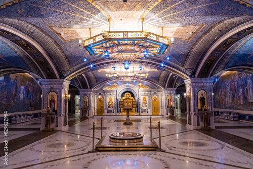 March 23, 2024. Russia. Moscow oblast. The Lower Temple of the Main Temple of the Armed Forces of the Russian Federation.