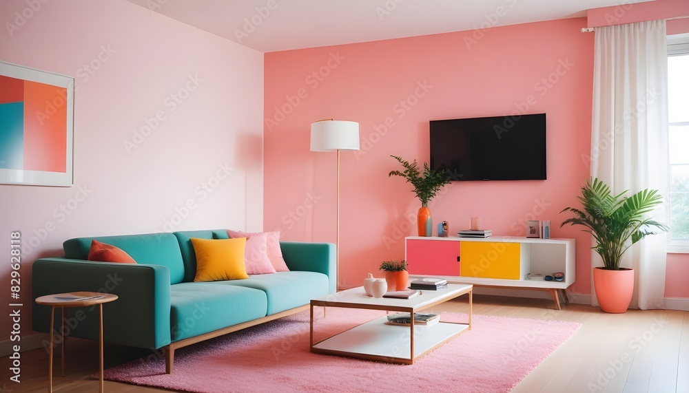 modern living room with sofa modern living room with sofa