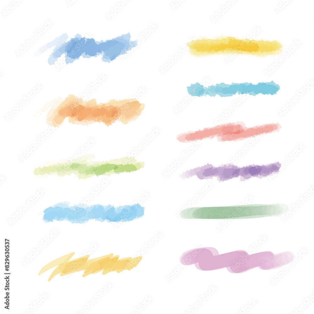 手描きラインセット 手描きラインセット