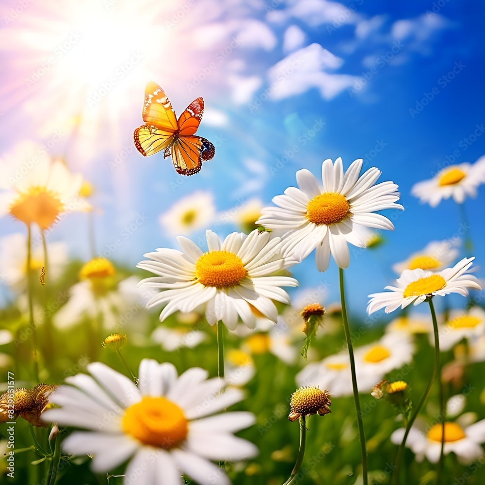 butterfly on a flower butterfly on a flower