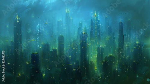 A Futuristic Cityscape