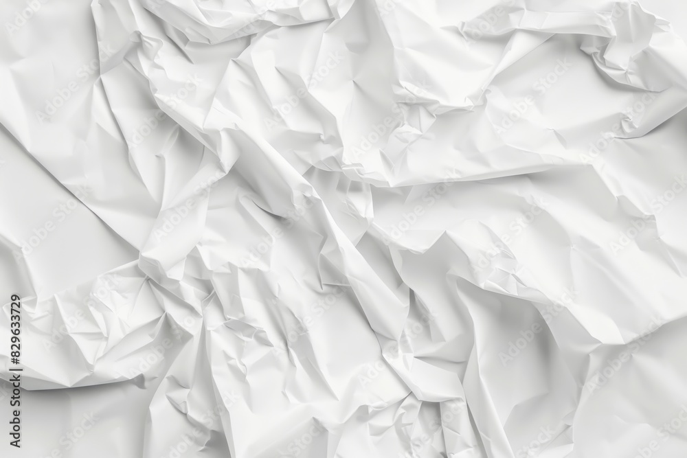 Crumpled white paper texture. High-resolution studio photography. Abstract and creative concept for design and print. Crumpled white paper texture. High-resolution studio photography. Abstract and creative concept for design and print.