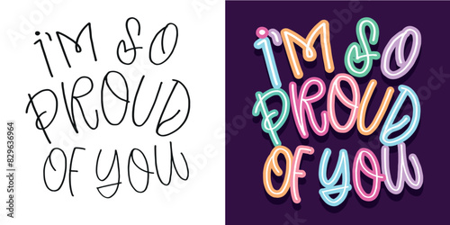 Cute hand drawn doodle lettering quote. Lettering for t-shirt design, mug print, bag print, clothes fashion. 100% hand drawn vector image.