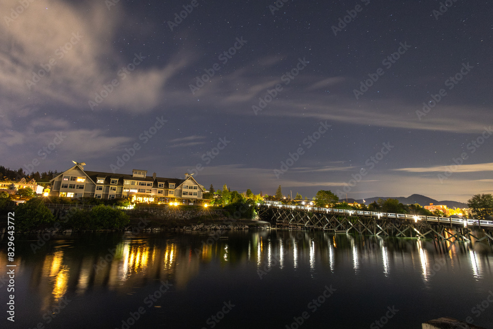 Obraz premium city by night