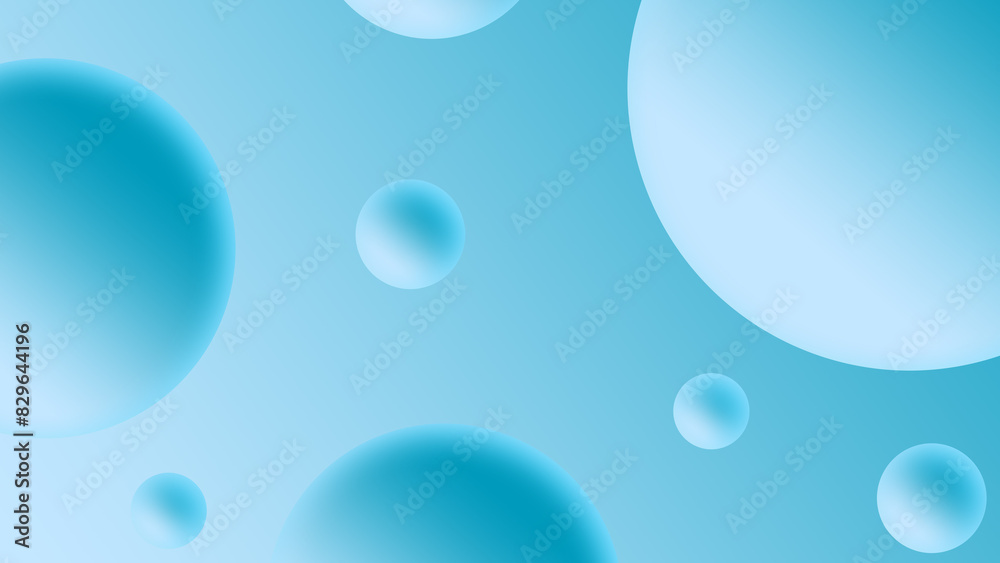 Water drops on gradient background bubble color concept graphic for illustration