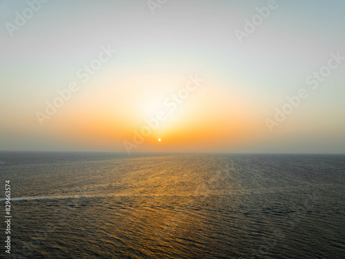 Sunrise at the Aegean Sea, Rhodes Grecce