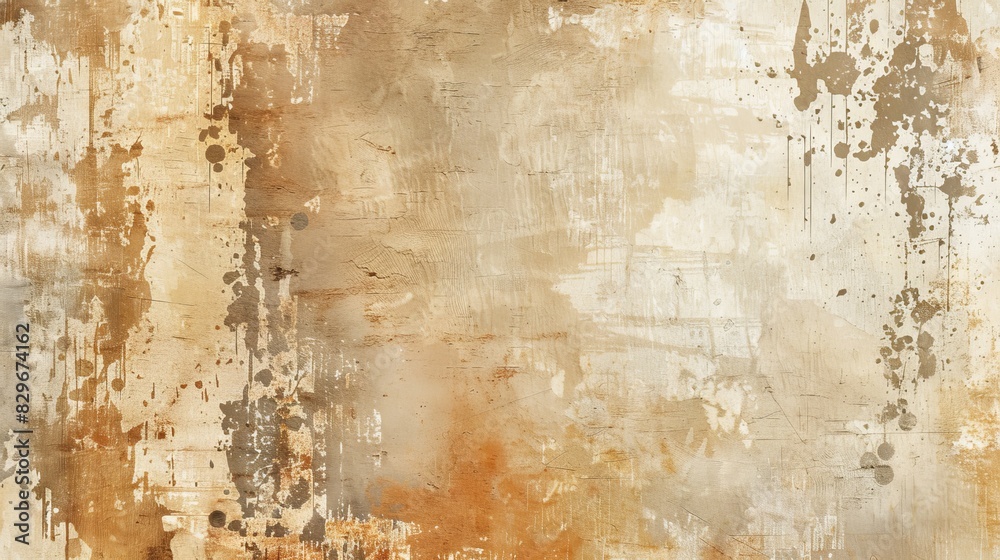 Faded brown background with grunge marks and worn details. Faded brown background with grunge marks and worn details.
