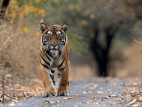 Ranthambore's young, wild female tiger moves to Mukundra Hills Reserve, becoming the inaugural tigress of this India photo