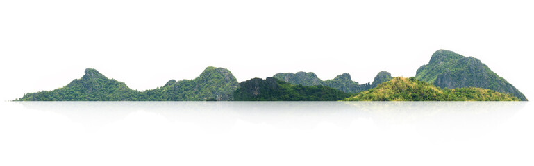mountain isolate on white background