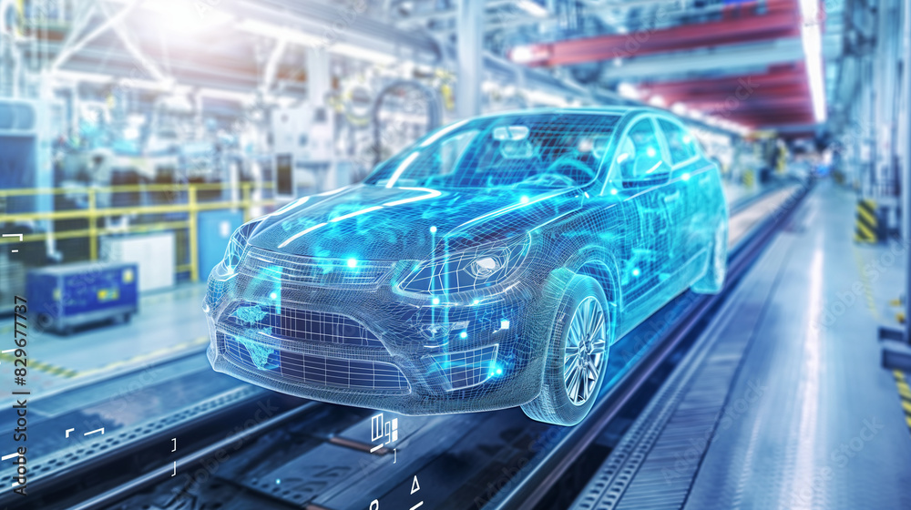 High-ranking automotive executive exploring the security and efficiency benefits of blockchain telemetry data in an advanced manufacturing facility High-ranking automotive executive exploring the security and efficiency benefits of blockchain telemetry data in an advanced manufacturing facility