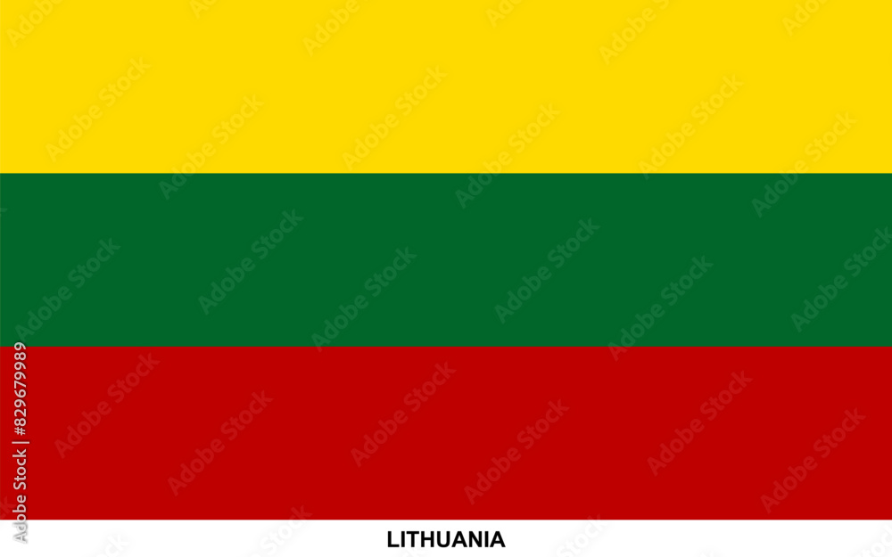 Flag of LITHUANIA, LITHUANIA national flag Flag of LITHUANIA, LITHUANIA national flag