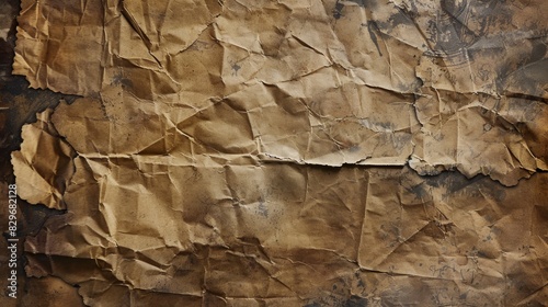 Vintage brown paper with a rustic charm and weathered surface.
